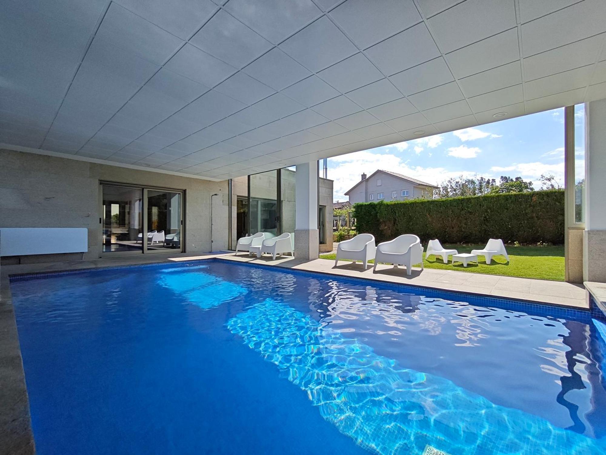 Sanxenxo Casa Rial 47 Con Piscina Climatizada 빌라 외부 사진
